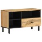 vidaXL Mueble de TV madera maciza de mango 80x33x46 cm vidaXL Mueble de TV madera maciza de mango 80x33x46 cm
