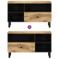 vidaXL Mueble de TV madera maciza de mango 80x33x46 cm vidaXL Mueble de TV madera maciza de mango 80x33x46 cm