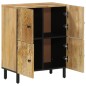 vidaXL Armario auxiliar madera maciza de mango 60x33x75 cm vidaXL Armario auxiliar madera maciza de mango 60x33x75 cm