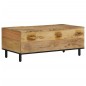 vidaXL Mesa de centro de madera maciza mango 100x54x40 cm vidaXL Mesa de centro de madera maciza mango 100x54x40 cm