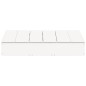 vidaXL Arenero con tapa madera maciza de pino blanco 111x111x19,5 cm vidaXL Arenero con tapa madera maciza de pino blanco 111x111x19,5 cm