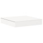 vidaXL Arenero con tapa madera maciza de pino blanco 111x111x19,5 cm vidaXL Arenero con tapa madera maciza de pino blanco 111x111x19,5 cm