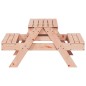 vidaXL Mesa de pícnic con arenero de niños madera maciza Douglas vidaXL Mesa de pícnic con arenero de niños madera maciza Douglas