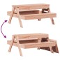 vidaXL Mesa de pícnic con arenero de niños madera maciza Douglas vidaXL Mesa de pícnic con arenero de niños madera maciza Douglas