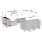vidaXL Set de sofás de jardín 10 pzas con cojines ratán sintético gris vidaXL Set de sofás de jardín 10 pzas con cojines ratán sintético gris