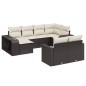 vidaXL Set de sofás de jardín 10 pzas cojines ratán sintético negro vidaXL Set de sofás de jardín 10 pzas cojines ratán sintético negro