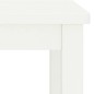vidaXL Mesita de noche madera maciza de mango blanco 40x30x50 cm vidaXL Mesita de noche madera maciza de mango blanco 40x30x50 cm