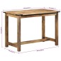 vidaXL Mesa de comedor madera maciza de mango 110x55x75 cm vidaXL Mesa de comedor madera maciza de mango 110x55x75 cm