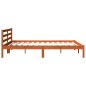 vidaXL Estructura de cama madera maciza pino marrón cera 180x200 cm vidaXL Estructura de cama madera maciza pino marrón cera 180x200 cm