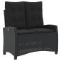vidaXL Juego comedor jardín 4 piezas con cojines ratán sintético negro vidaXL Juego comedor jardín 4 piezas con cojines ratán sintético negro