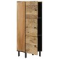 vidaXL Aparador alto madera maciza de mango 40x33x110 cm vidaXL Aparador alto madera maciza de mango 40x33x110 cm