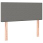 vidaXL Cama box spring con colchón tela gris oscuro 80x200 cm vidaXL Cama box spring con colchón tela gris oscuro 80x200 cm