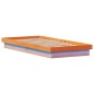 vidaXL Estructura de cama LED madera maciza pino marrón cera 100x200cm vidaXL Estructura de cama LED madera maciza pino marrón cera 100x200cm