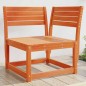 vidaXL Sofá esquinero jardín madera maciza pino marrón cera 73x73x78cm vidaXL Sofá esquinero jardín madera maciza pino marrón cera 73x73x78cm