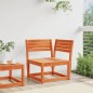vidaXL Sofá esquinero jardín madera maciza pino marrón cera 73x73x78cm vidaXL Sofá esquinero jardín madera maciza pino marrón cera 73x73x78cm
