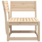 vidaXL Sofá esquinero de jardín madera maciza de pino 73x73x78 cm