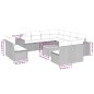 vidaXL Set de sofás de jardín 12 pzas con cojines ratán sintético gris vidaXL Set de sofás de jardín 12 pzas con cojines ratán sintético gris