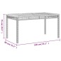 vidaXL Set comedor jardín 7 pzas y cojines ratán sintético gris vidaXL Set comedor jardín 7 pzas y cojines ratán sintético gris