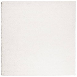 vidaXL Alfombra de pelo largo moderna crema 200x200 cm
