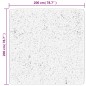 vidaXL Alfombra de pelo largo moderna crema 200x200 cm vidaXL Alfombra de pelo largo moderna crema 200x200 cm