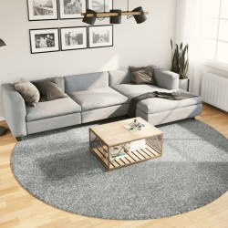 vidaXL Alfombra de pelo largo moderna verde Ø 280 cm