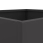 vidaXL Jardinera de acero laminado en frío negro 32x30x29 cm vidaXL Jardinera de acero laminado en frío negro 32x30x29 cm