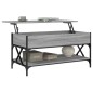 vidaXL Mesa de centro madera ingeniería metal gris Sonoma 100x50x50 cm vidaXL Mesa de centro madera ingeniería metal gris Sonoma 100x50x50 cm