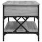 vidaXL Mesa de centro madera ingeniería metal gris Sonoma 100x50x50 cm vidaXL Mesa de centro madera ingeniería metal gris Sonoma 100x50x50 cm