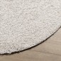 vidaXL Alfombra de pelo largo moderna crema Ø 160 cm vidaXL Alfombra de pelo largo moderna crema Ø 160 cm