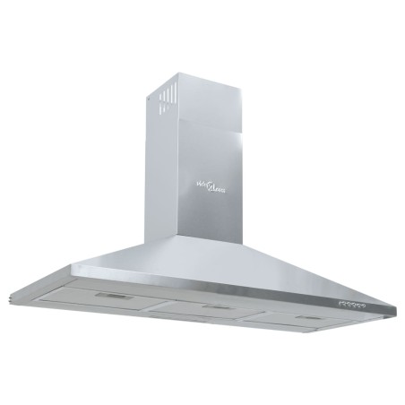 vidaXL Campana extractora de acero inoxidable 90 cm