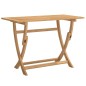 vidaXL Mesa de jardín plegable madera maciza de acacia 110x55x75 cm vidaXL Mesa de jardín plegable madera maciza de acacia 110x55x75 cm