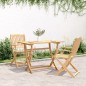 vidaXL Mesa de jardín plegable madera maciza de acacia 110x55x75 cm vidaXL Mesa de jardín plegable madera maciza de acacia 110x55x75 cm