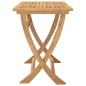 vidaXL Mesa de jardín plegable madera maciza de acacia 110x55x75 cm vidaXL Mesa de jardín plegable madera maciza de acacia 110x55x75 cm
