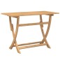 vidaXL Mesa de jardín plegable madera maciza de acacia 110x55x75 cm vidaXL Mesa de jardín plegable madera maciza de acacia 110x55x75 cm