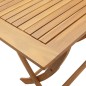 vidaXL Mesa de jardín plegable madera maciza de acacia 110x55x75 cm vidaXL Mesa de jardín plegable madera maciza de acacia 110x55x75 cm