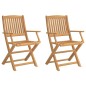 vidaXL Sillas de jardín plegables 2 uds madera acacia 58x54,5x90 cm vidaXL Sillas de jardín plegables 2 uds madera acacia 58x54,5x90 cm