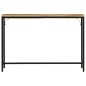 vidaXL Mesa consola madera maciza mango rugosa y hierro 110x30x75 cm vidaXL Mesa consola madera maciza mango rugosa y hierro 110x30x75 cm