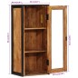vidaXL Mueble de baño madera maciza de acacia y hierro 40x30x90 cm vidaXL Mueble de baño madera maciza de acacia y hierro 40x30x90 cm