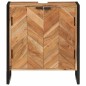 vidaXL Mueble de baño madera maciza de acacia y hierro 55x35x60 cm vidaXL Mueble de baño madera maciza de acacia y hierro 55x35x60 cm