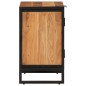 vidaXL Mueble de baño madera maciza de acacia y hierro 55x35x60 cm vidaXL Mueble de baño madera maciza de acacia y hierro 55x35x60 cm