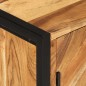 vidaXL Mueble de baño madera maciza de acacia y hierro 55x35x60 cm vidaXL Mueble de baño madera maciza de acacia y hierro 55x35x60 cm