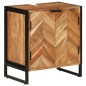 vidaXL Mueble de baño madera maciza de acacia y hierro 55x35x60 cm vidaXL Mueble de baño madera maciza de acacia y hierro 55x35x60 cm