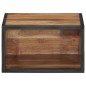 vidaXL Mesita de noche de pared madera maciza acacia 35x35x20 cm vidaXL Mesita de noche de pared madera maciza acacia 35x35x20 cm