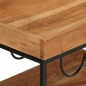 vidaXL Carrito de bar de madera maciza de acacia y hierro 60x40x80 cm vidaXL Carrito de bar de madera maciza de acacia y hierro 60x40x80 cm