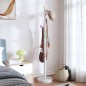vidaXL Perchero de hierro con recubrimiento en polvo blanco 172 cm vidaXL Perchero de hierro con recubrimiento en polvo blanco 172 cm