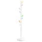 vidaXL Perchero de hierro con recubrimiento en polvo blanco 172 cm vidaXL Perchero de hierro con recubrimiento en polvo blanco 172 cm