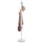 vidaXL Perchero de hierro con recubrimiento en polvo blanco 172 cm vidaXL Perchero de hierro con recubrimiento en polvo blanco 172 cm