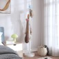 vidaXL Perchero de hierro con recubrimiento en polvo blanco 172 cm vidaXL Perchero de hierro con recubrimiento en polvo blanco 172 cm