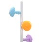 vidaXL Perchero de hierro con recubrimiento en polvo blanco 172 cm vidaXL Perchero de hierro con recubrimiento en polvo blanco 172 cm