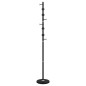 vidaXL Perchero de hierro con recubrimiento en polvo negro 176 cm vidaXL Perchero de hierro con recubrimiento en polvo negro 176 cm